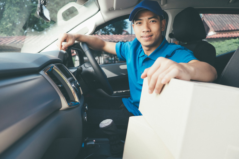 Delivery driver and packages