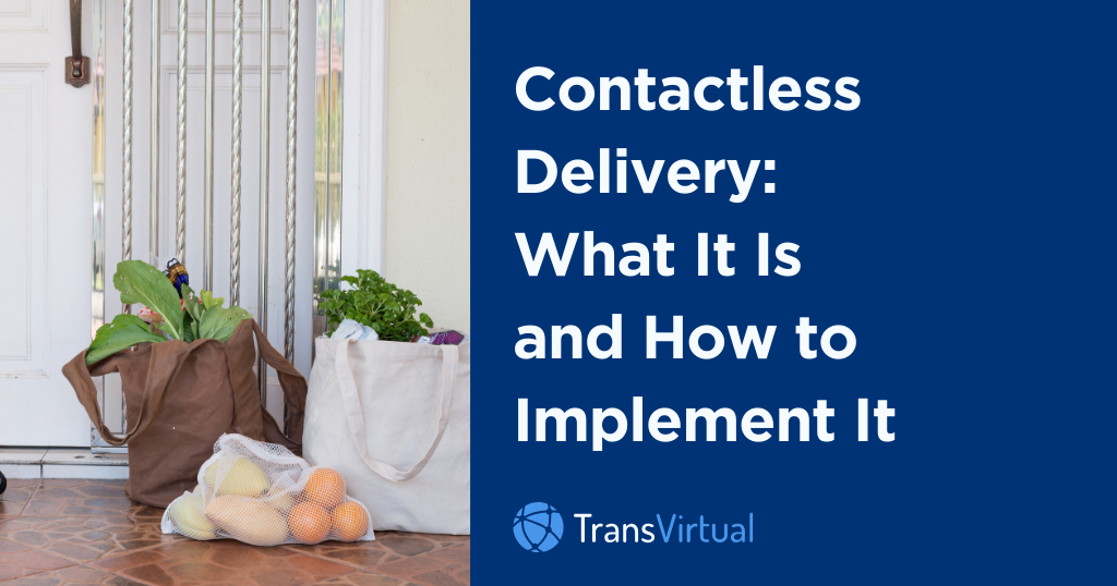 contactless delivery operations