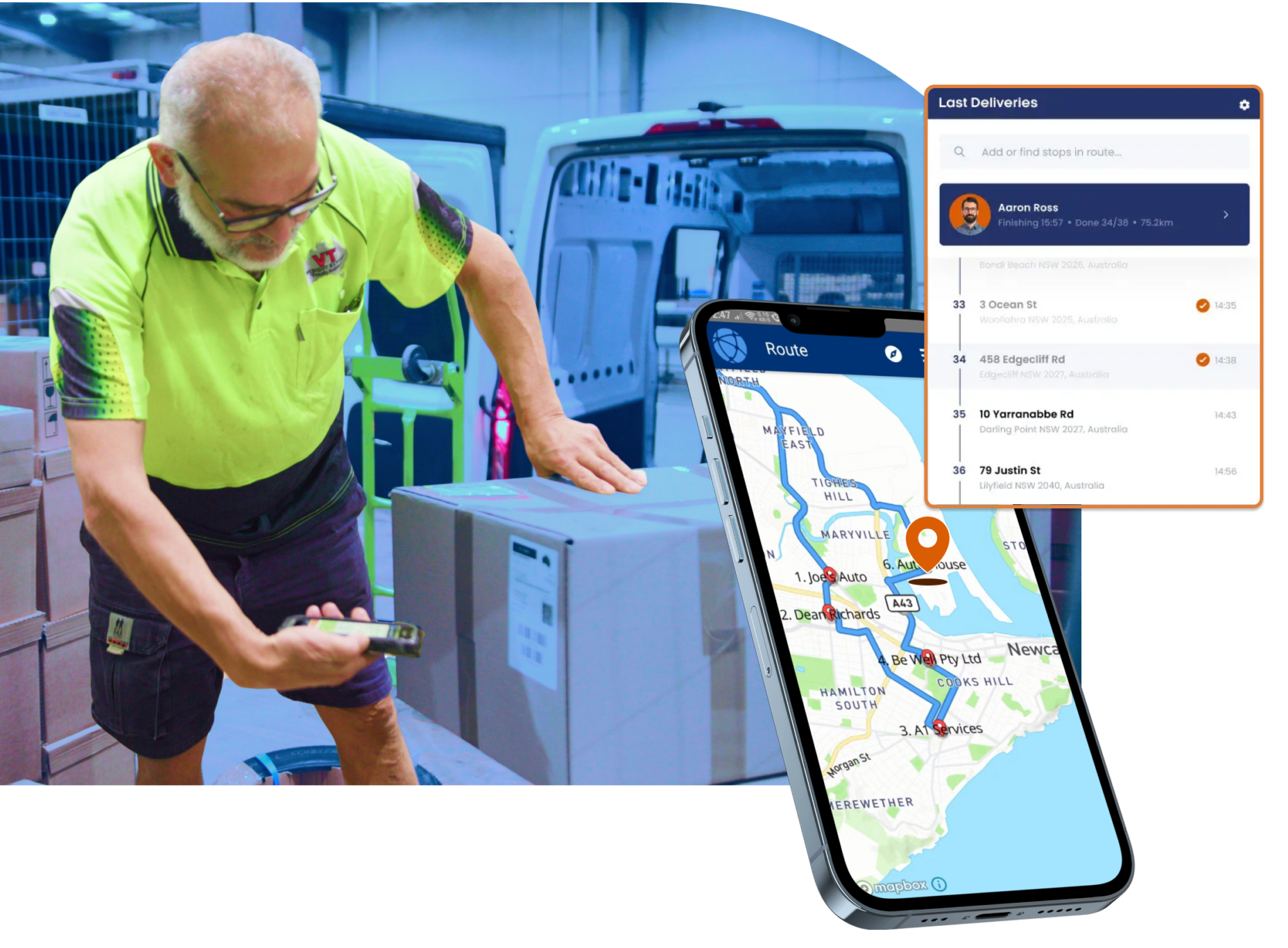 Driver Barcode Scanning for Optimized Routes Reliable Deliveries