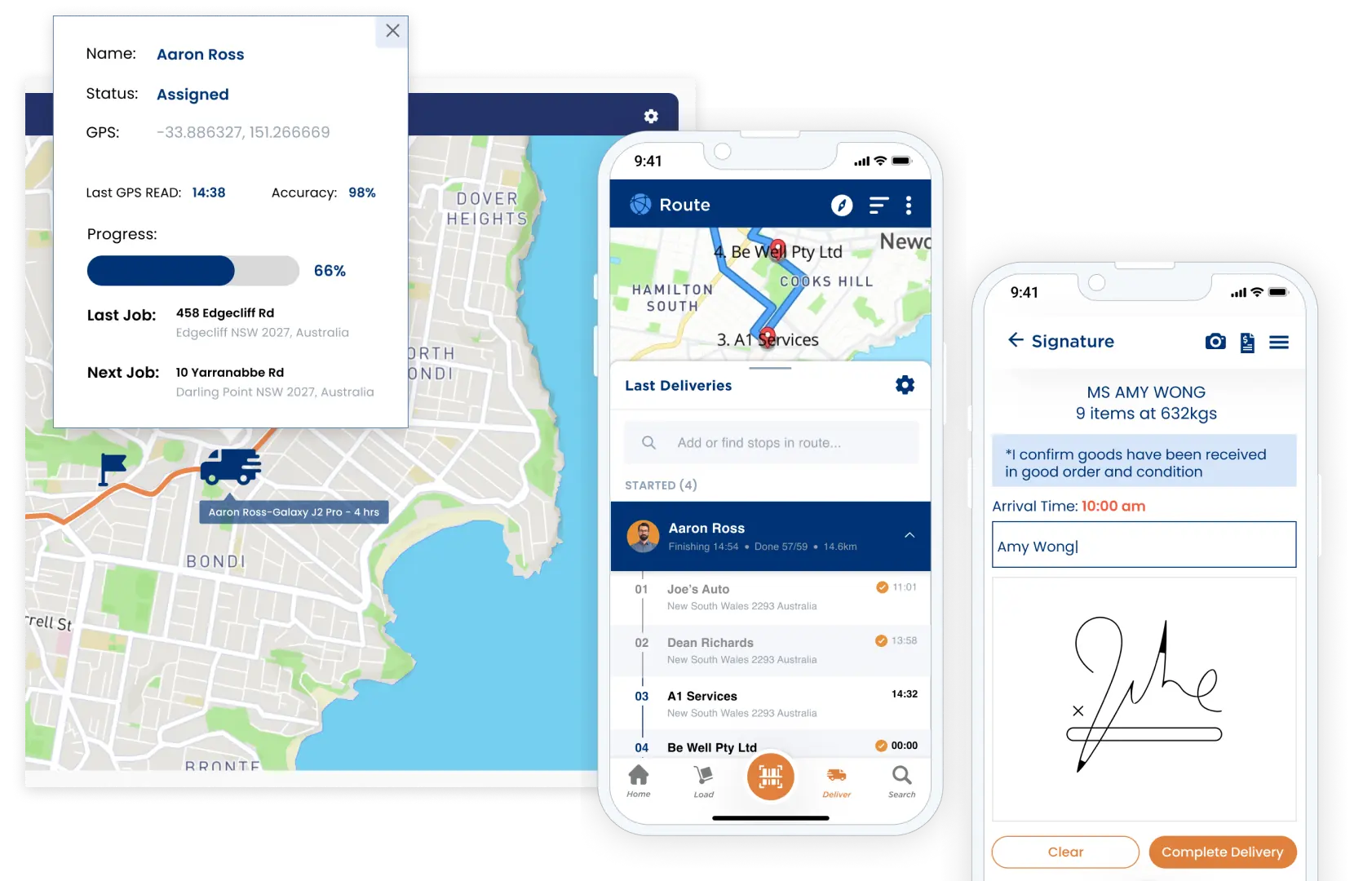 freight consolidation software dashboard