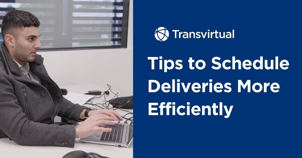 scheduling deliveries blog article photo