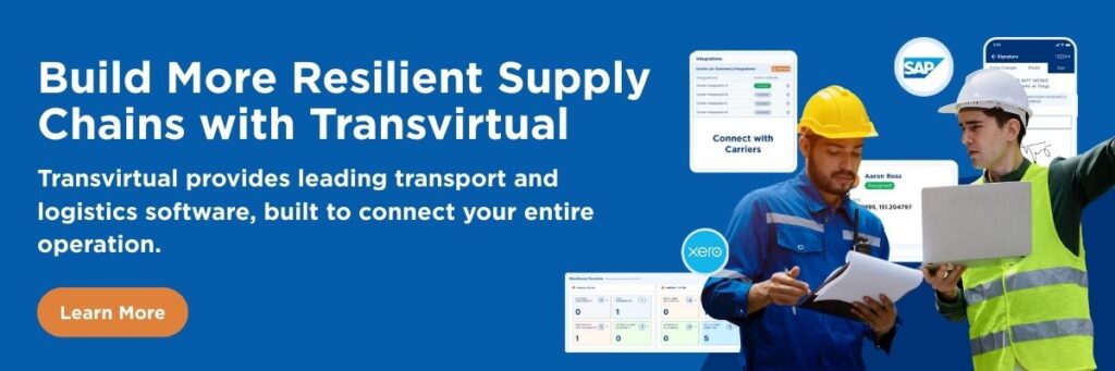 Transvirtual cloud-based logistics software