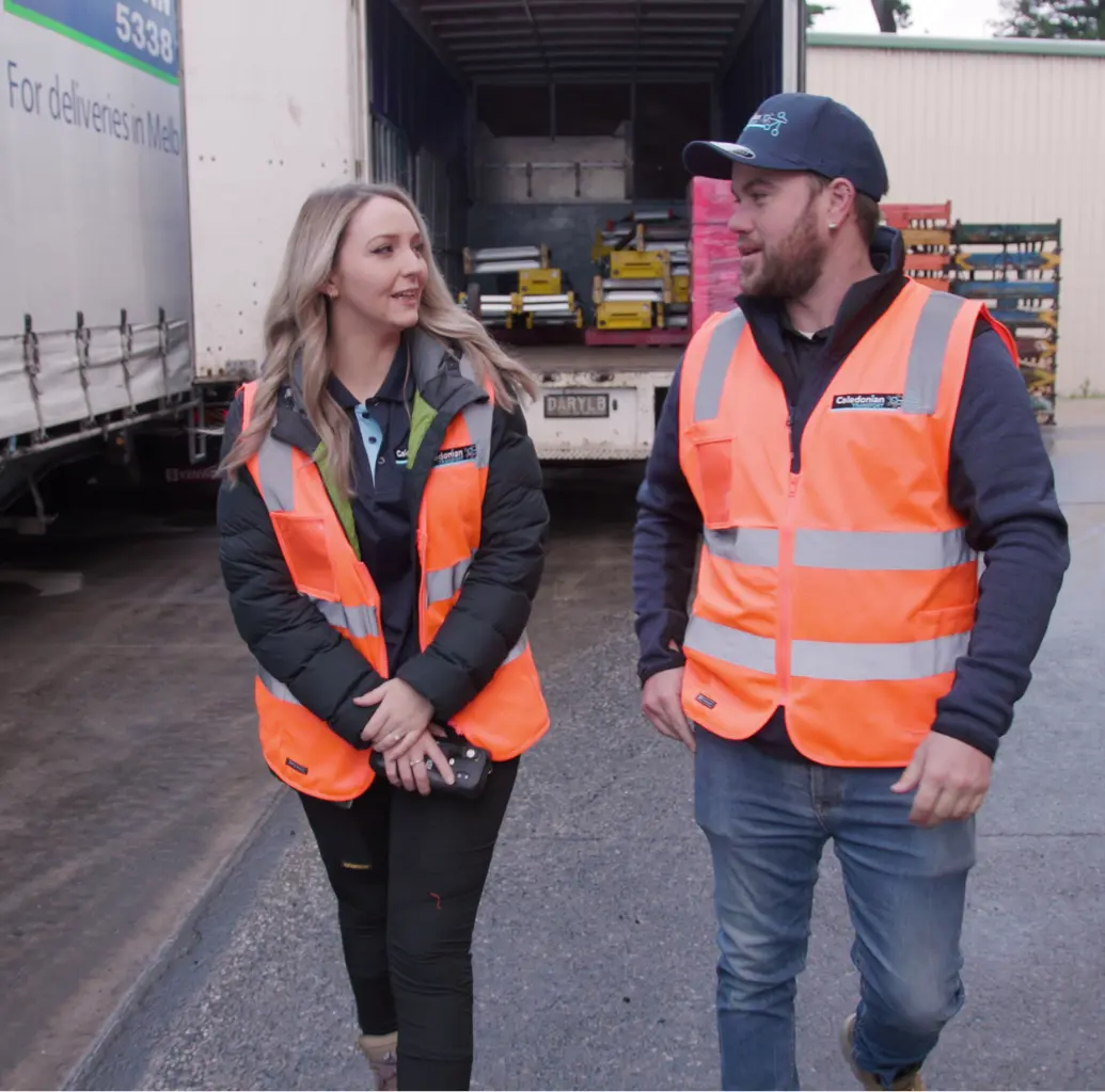 picture of caledonian transport employees