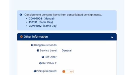 freight consolidation