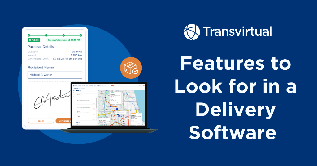 delivery software features