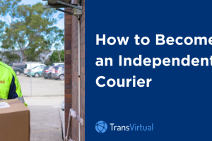 how to become an independent courier