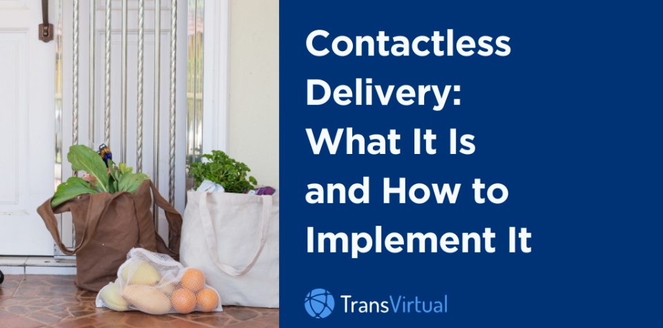 contactless delivery operations