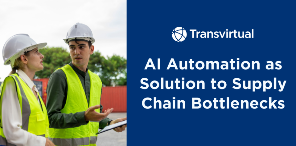 AI automation the answer to supply chain bottlenecks