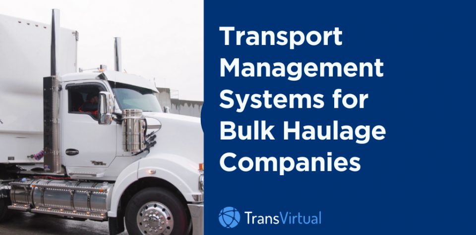 how transport management systems support bulk haulage operators