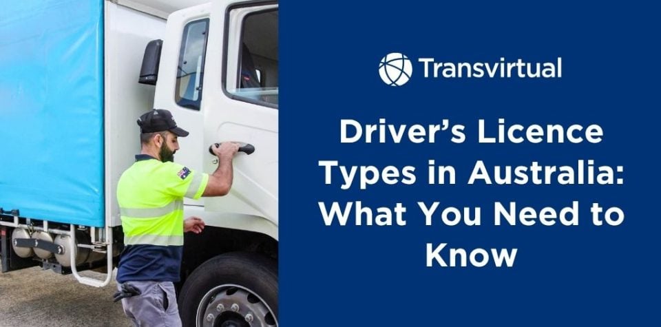 Type of Commercial Driver's Licenses in Australia