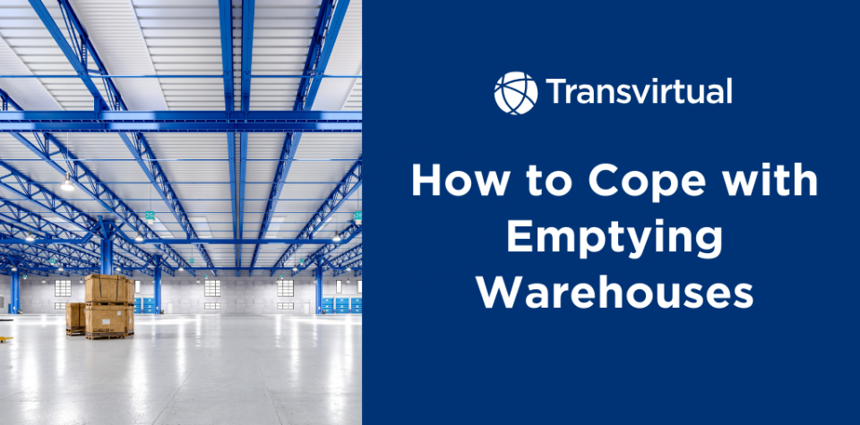 coping emptying warehouses