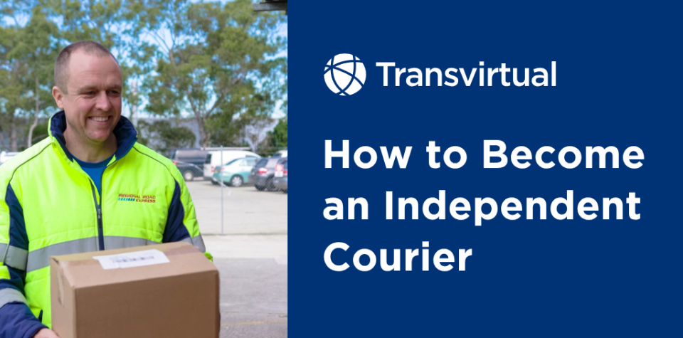 how to become an independent courier