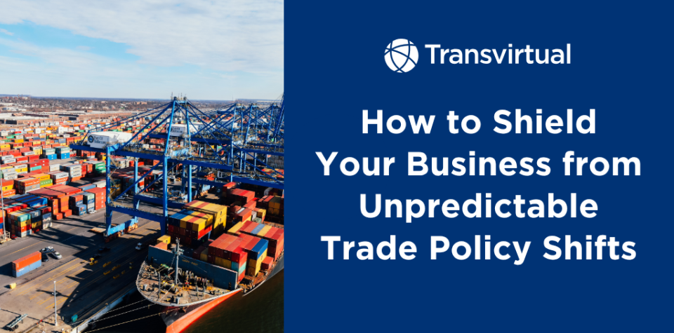 How to Shield Your Business from Unpredictable Trade Policy Shifts