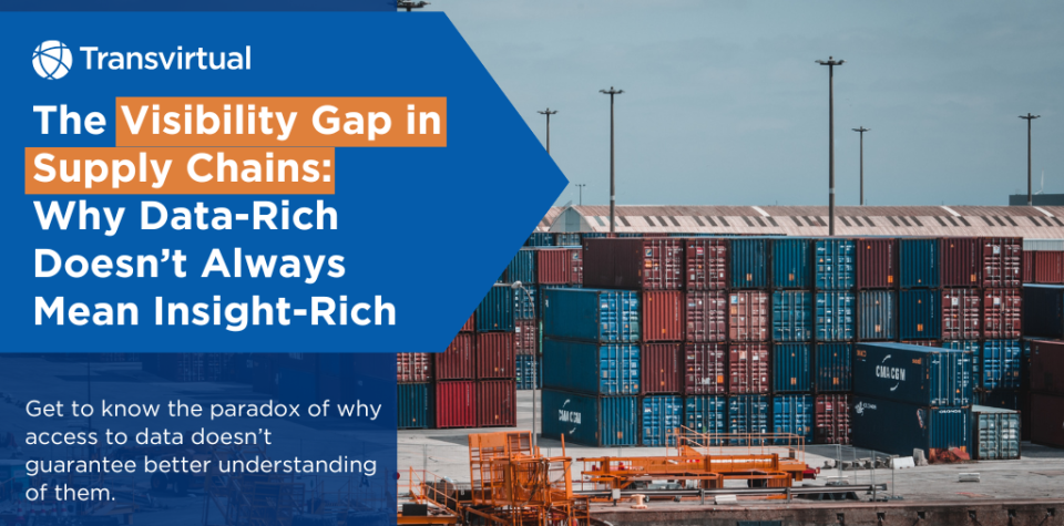 visibility gap in supply chains visibility gap in supply chains